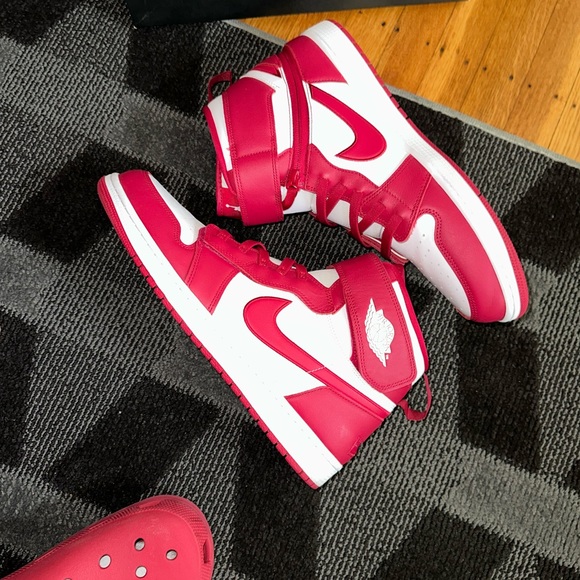 Jordan 1 High FlyEase Cardinal Red Men’s 15 - Picture 4 of 7